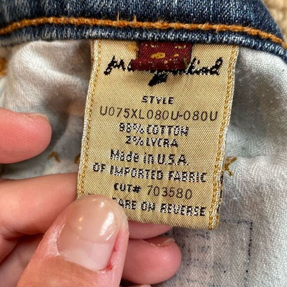 7 For all Mankind Bootcut Jeans Style U075XL080U-080U Size 31 - Picture 6 of 7